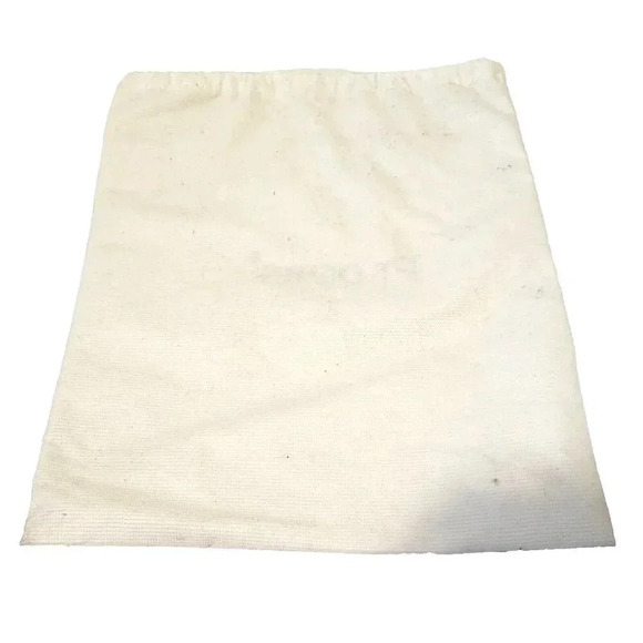 Pedors Dust Bag Dustbag Cream Light Beige Drawstring 18 1/2" x 15" Shoe Bag - Picture 2 of 2